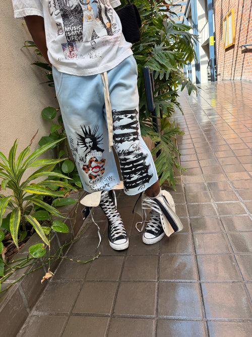 Eye Creo Blue 3/4 Shorts