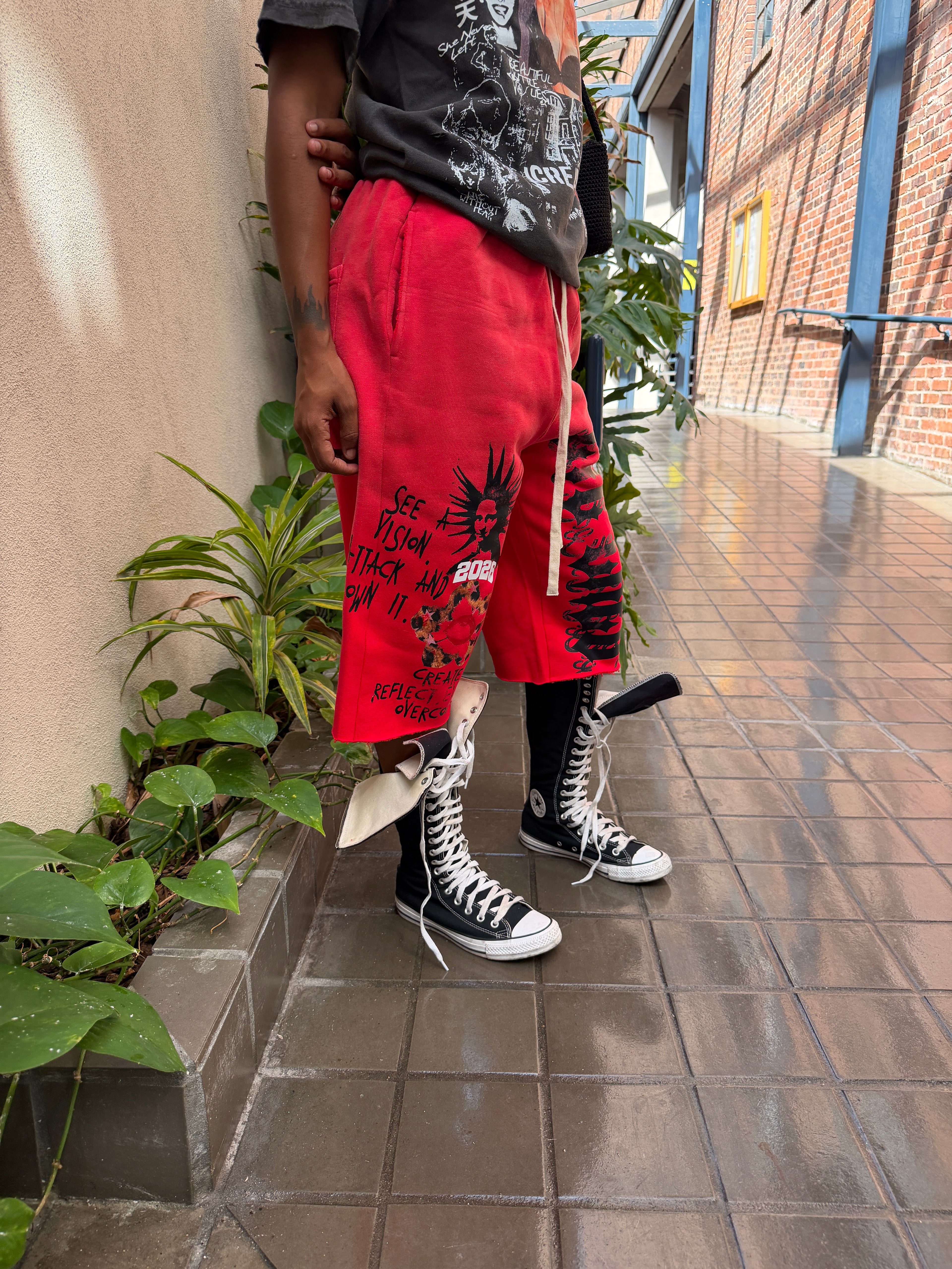 Eye Creo Red 3/4 Shorts