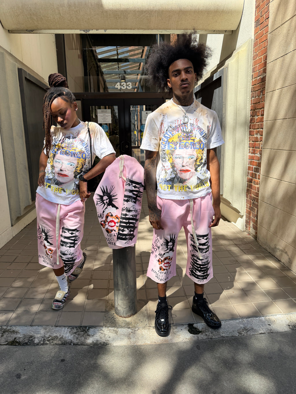 Eye Creo Pink 3/4 Shorts