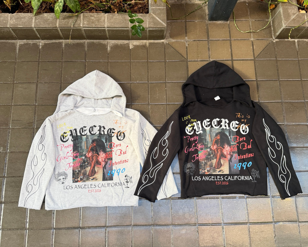 Both black and gray Bad Intentions Hoodies